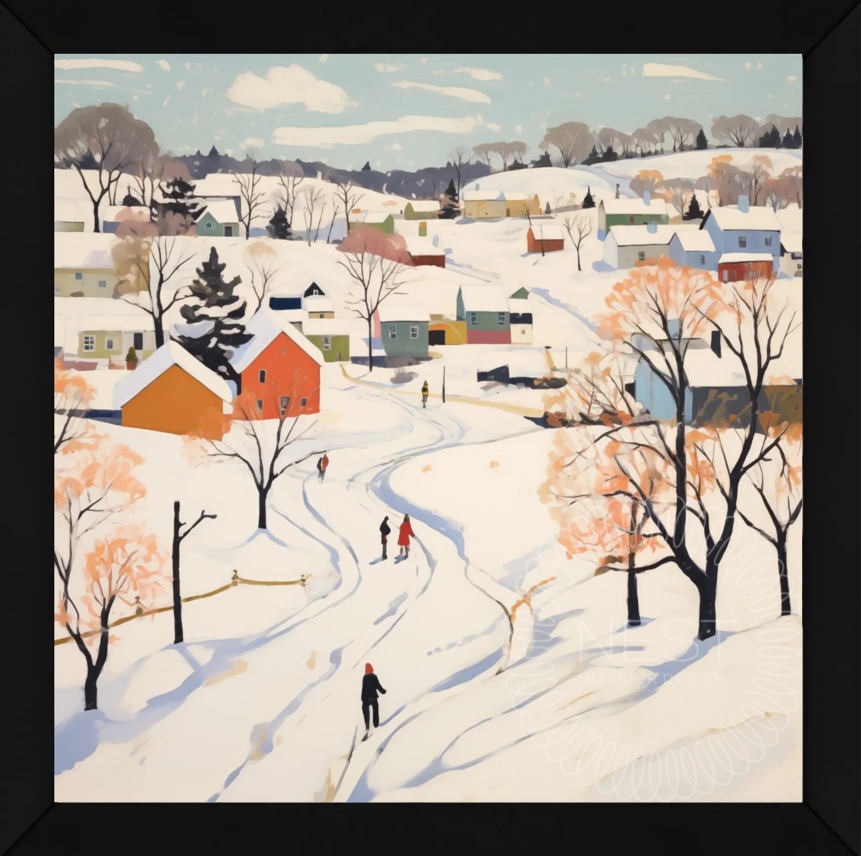 Snowy Trail Wall Decor