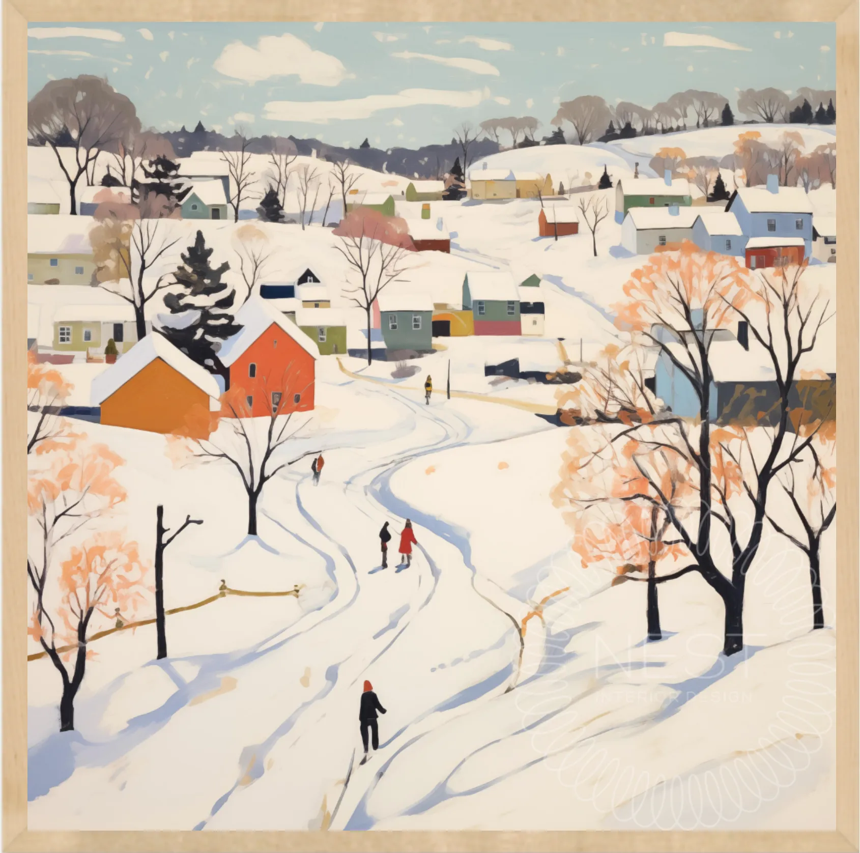 Snowy Trail Wall Decor