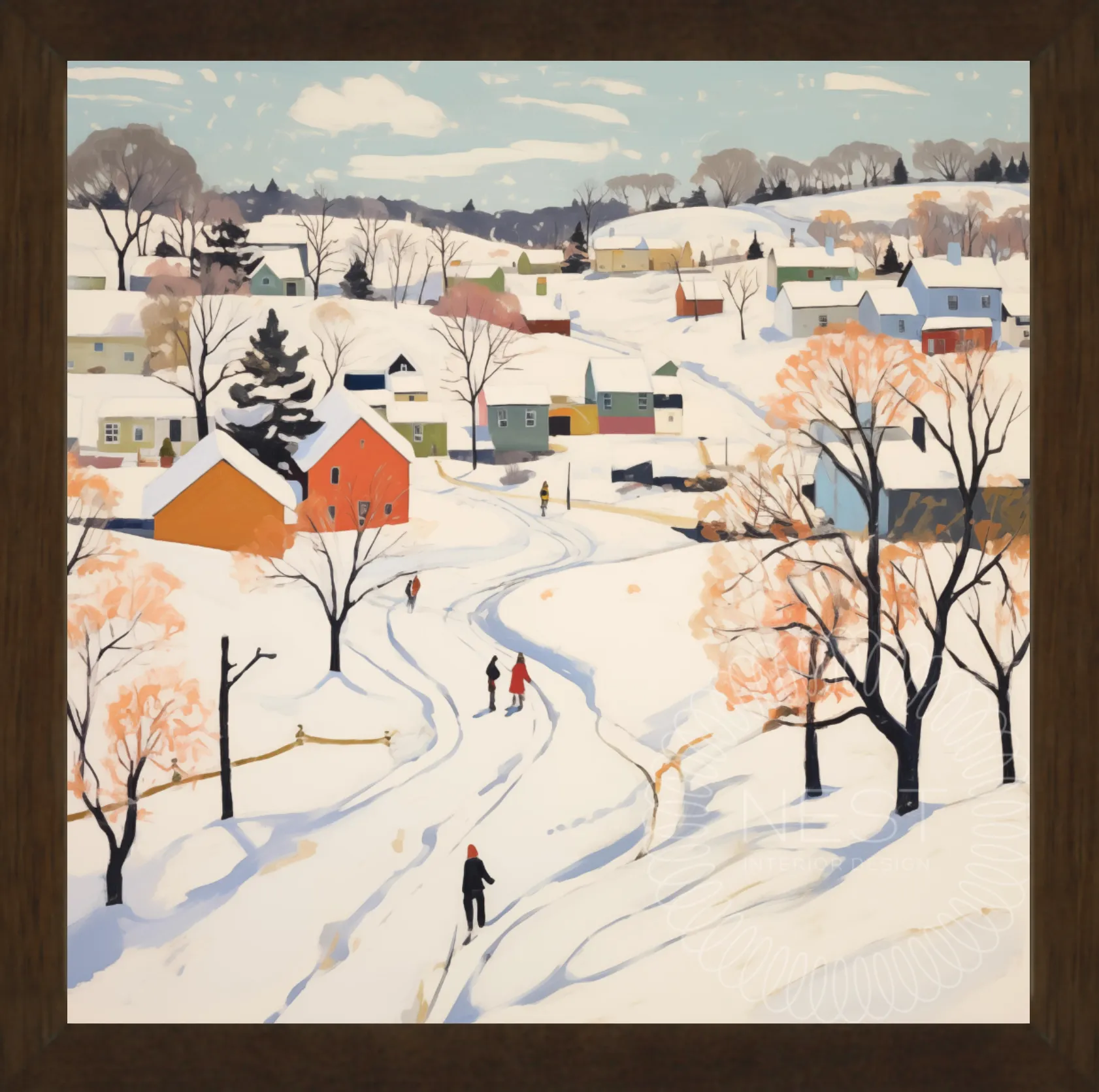 Snowy Trail Wall Decor