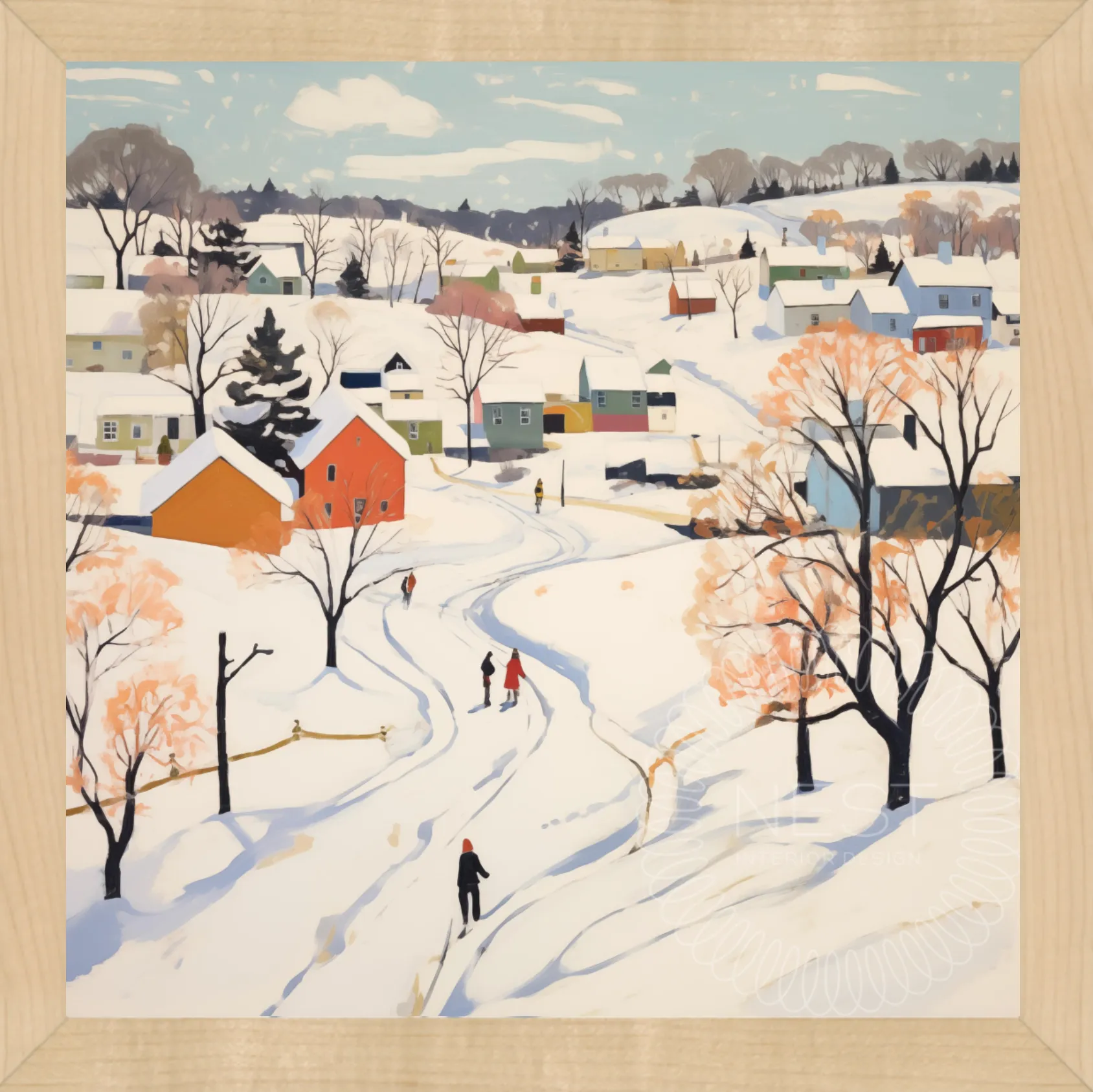 Snowy Trail Wall Decor