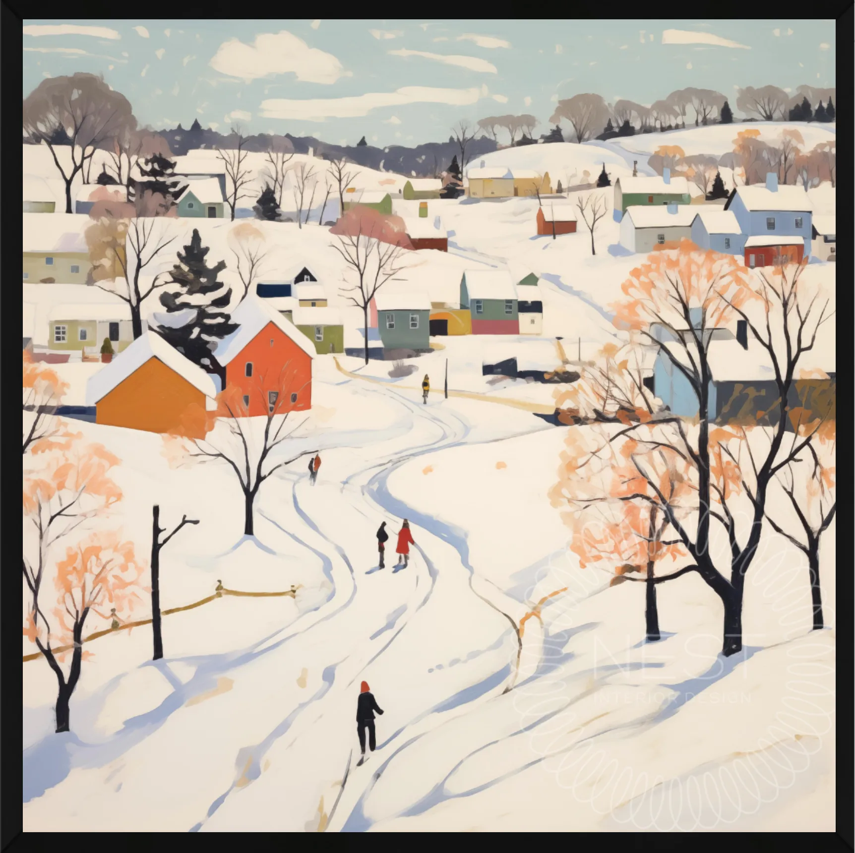 Snowy Trail Wall Decor
