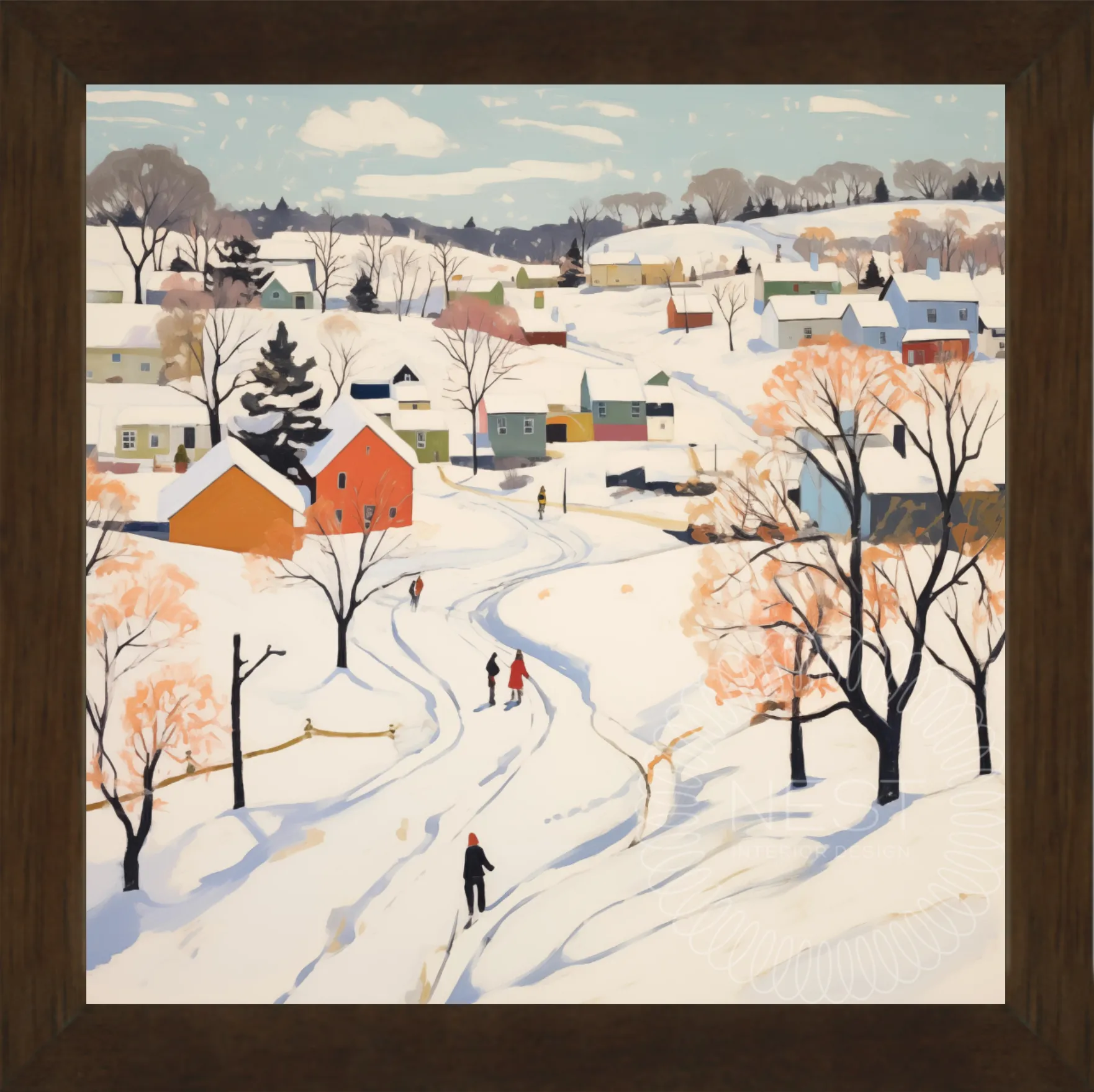 Snowy Trail Wall Decor