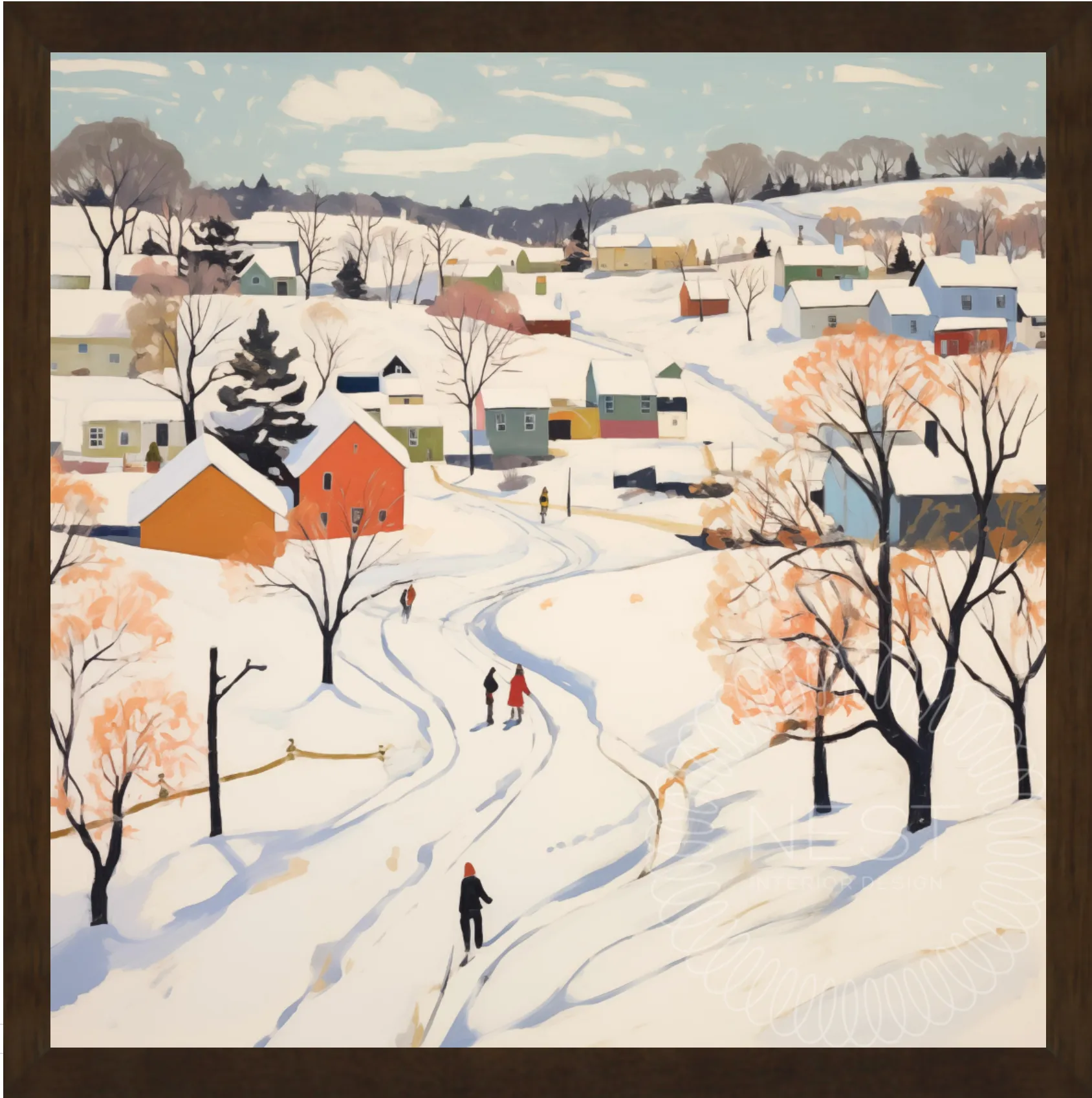Snowy Trail Wall Decor