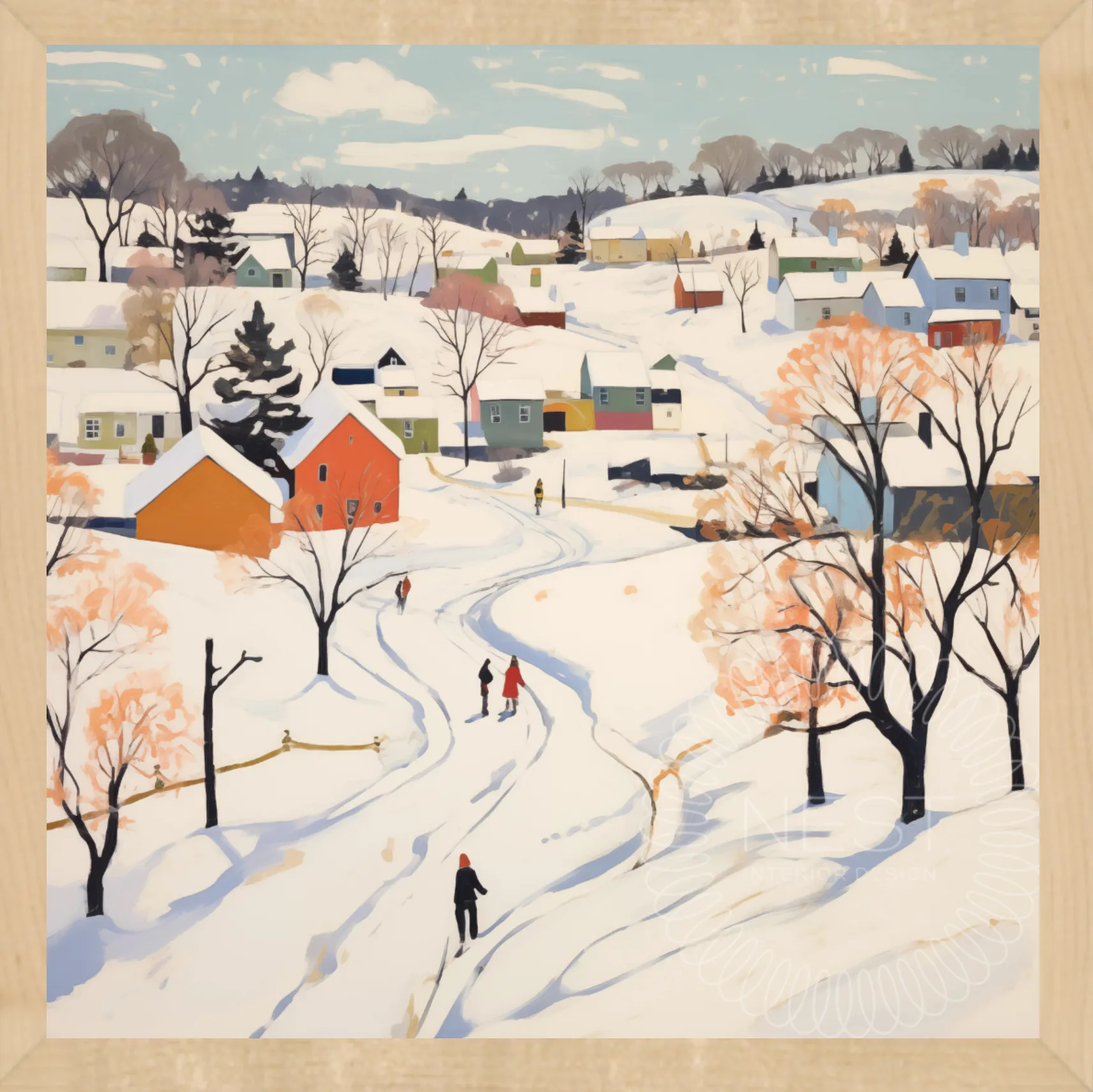 Snowy Trail Wall Decor