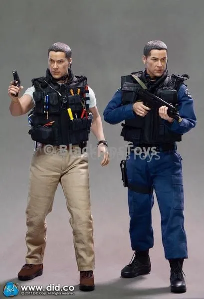 Speed - LAPD SWAT - Black Combat Boots (Foot Type)