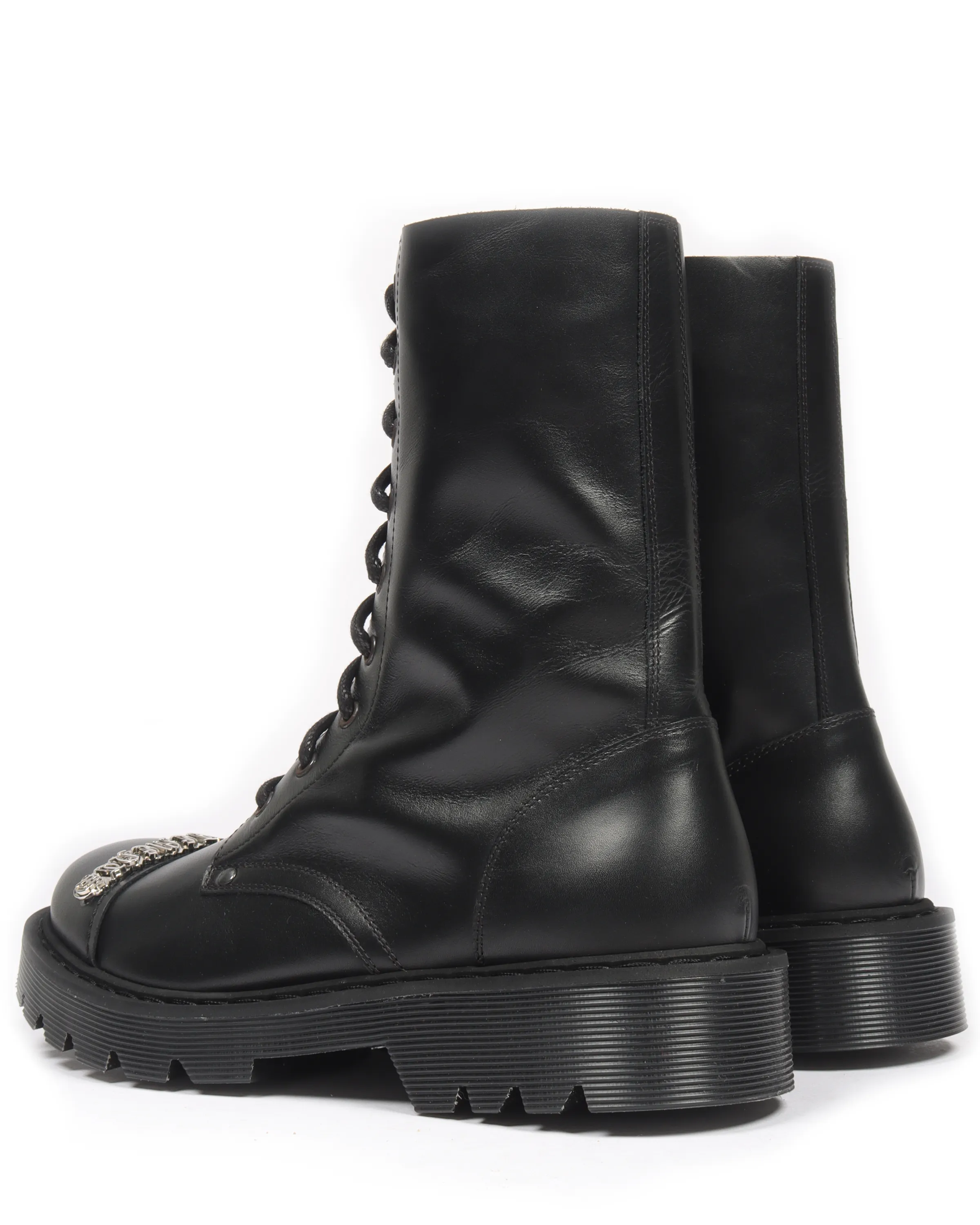 SS20 Gothic Logo Combat Boots