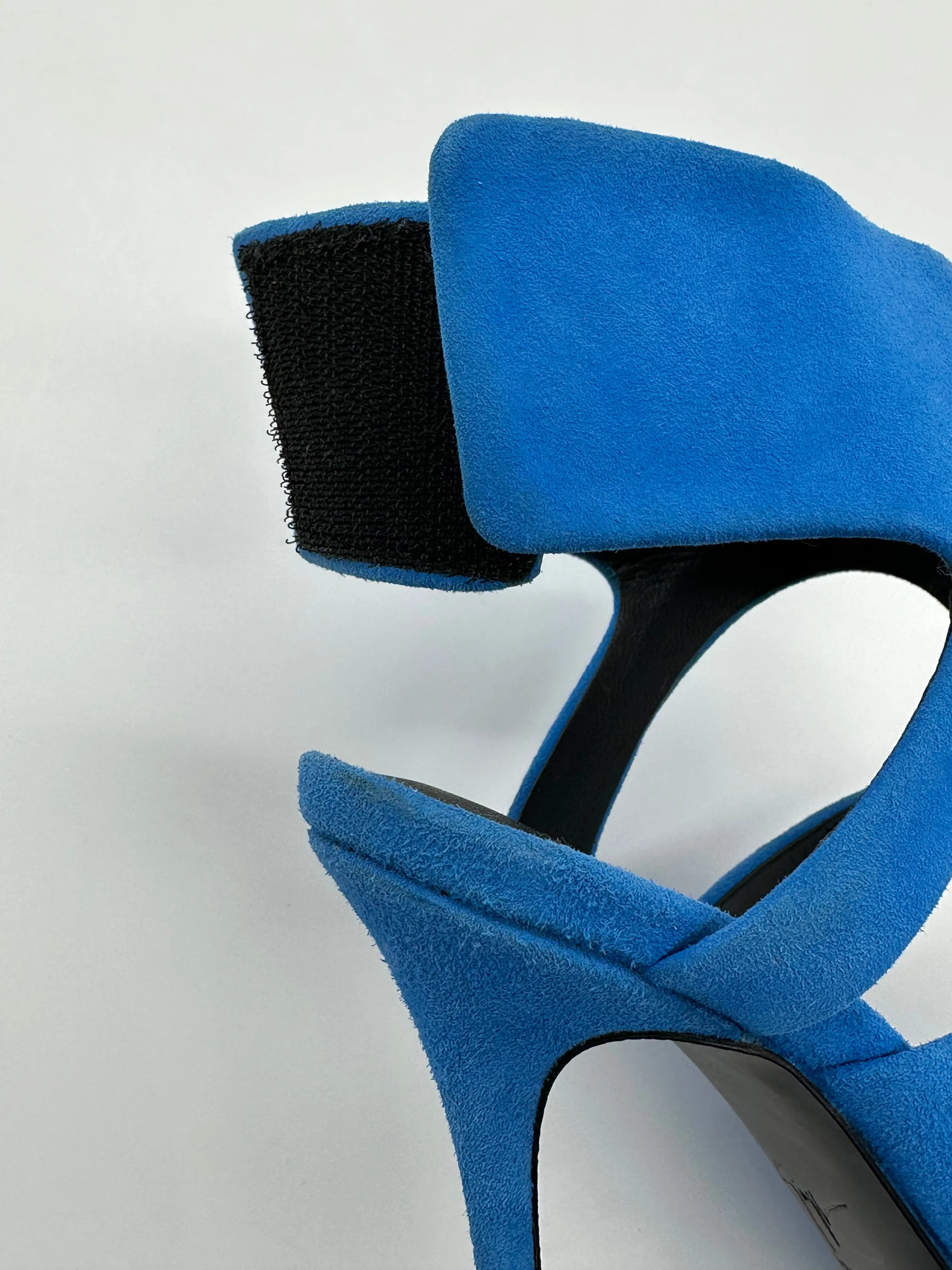 Suede Cut-out Sandals
