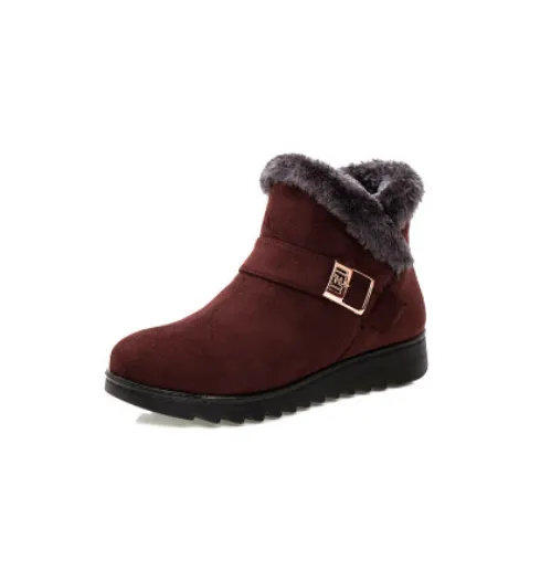 Winter women's warm cotton boots
